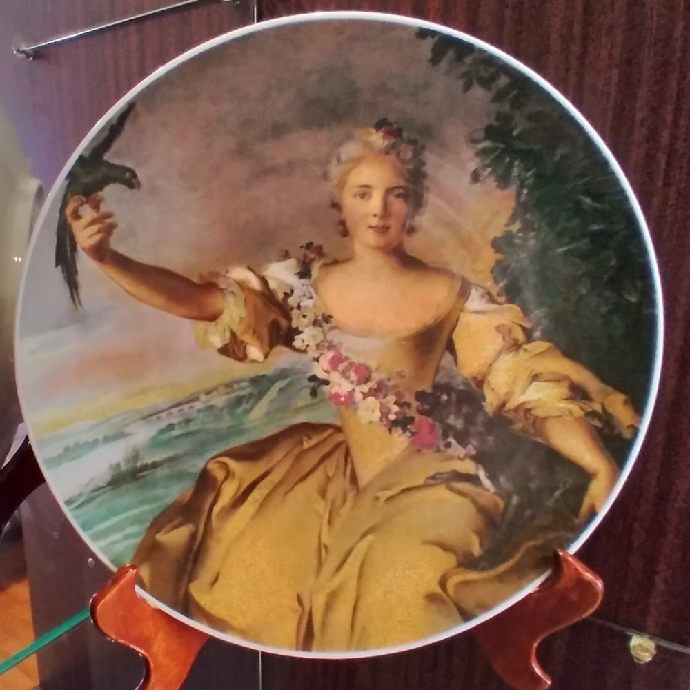 Bareuther Waldsassen Vintage Porcelain Decorative Wall Plate Made in Germany